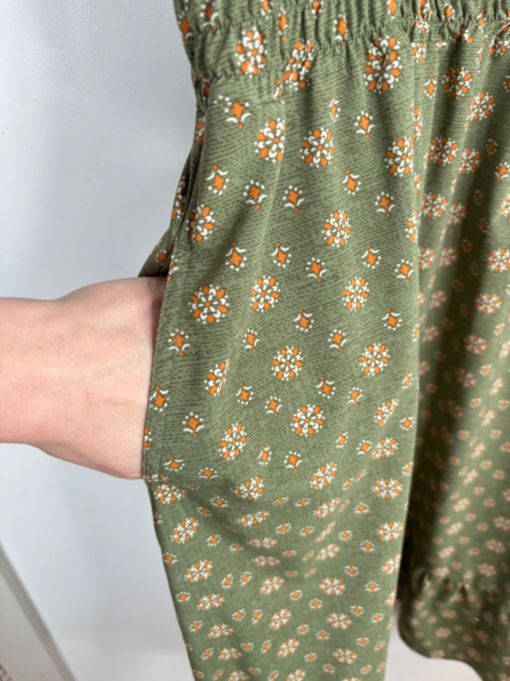 Toad&Co Sunkissed Bella Midi Dress XL Sleeveless Pockets Quick Dry Outdoor Green - Picture 4 of 11
